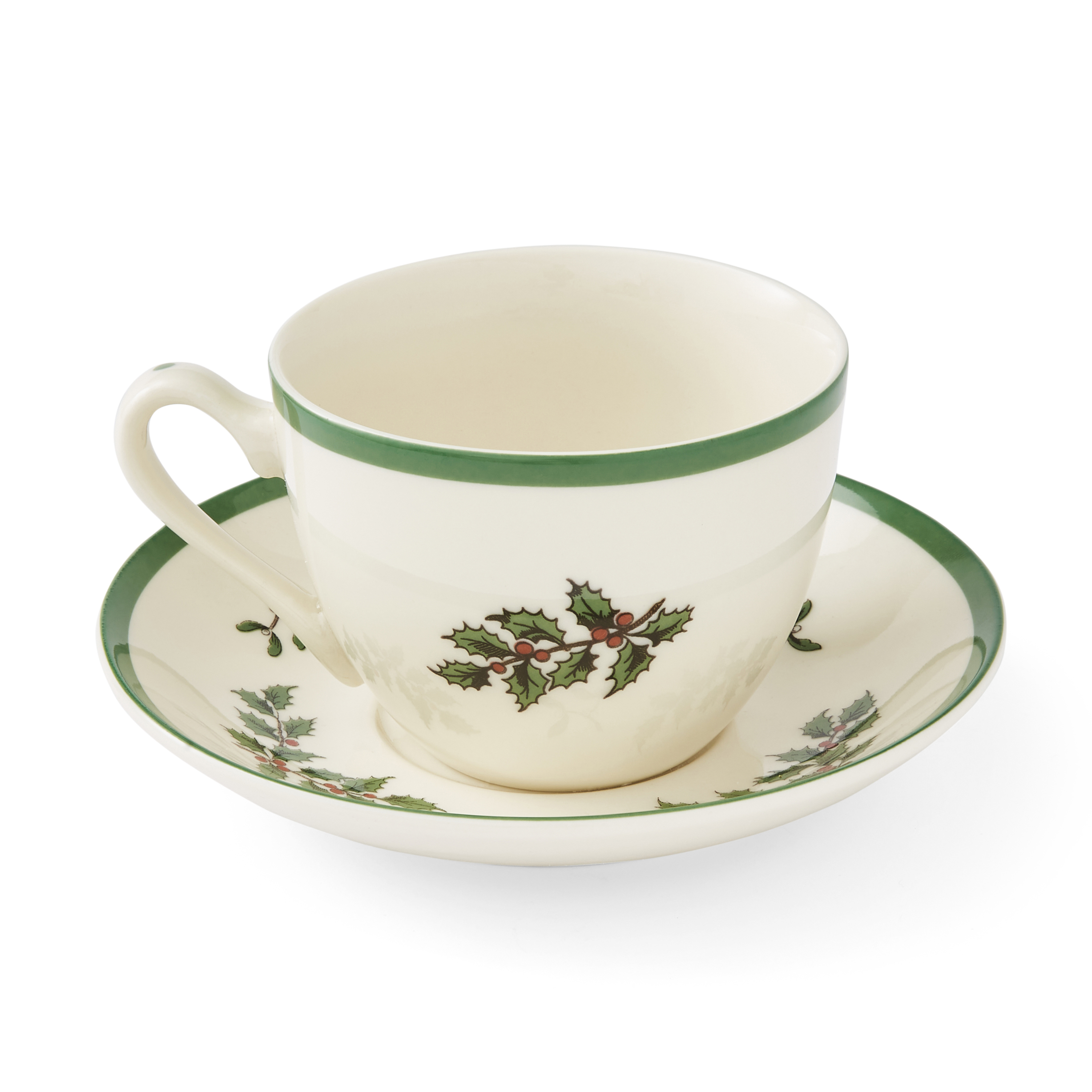 Christmas Tree Teacup & Saucer image number null